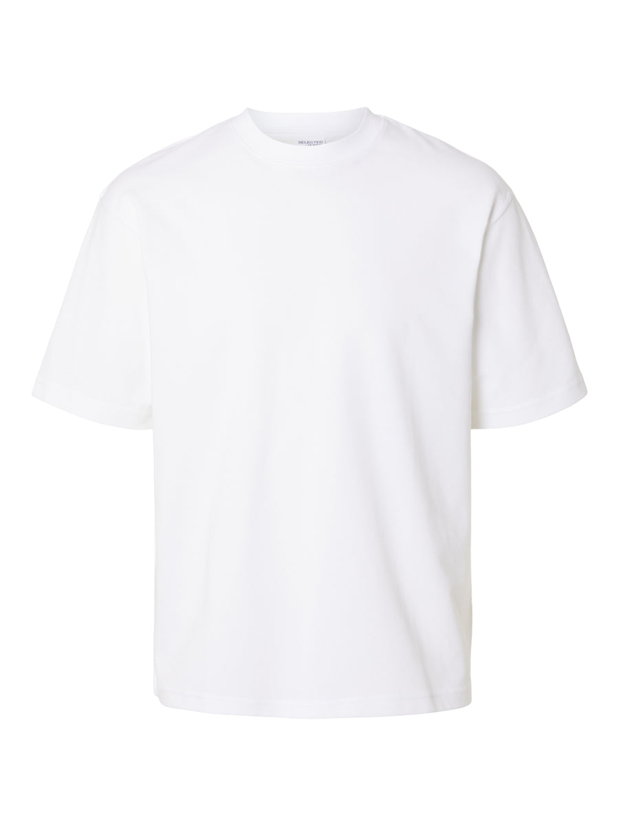 SELECTED HOMME T-Shirt O-Neck SLHLOOSEOSCAR Organic Cotton