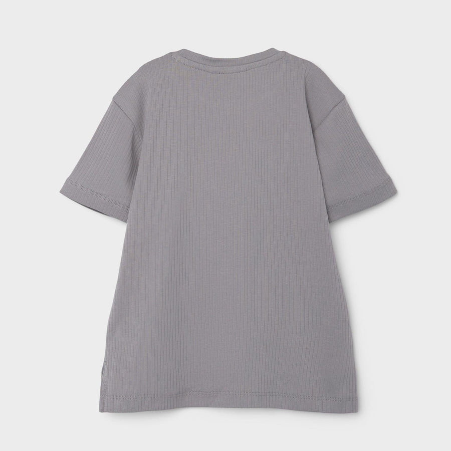 Lil`Atelier T-Shirt NMMISAK Organic Cotton gerippt