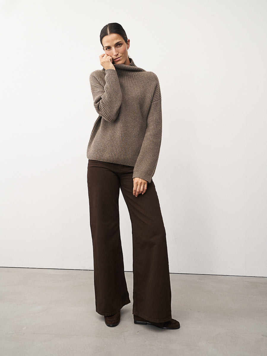 -0039- ITALY Strickpullover LONA Cashmere Wool Mix