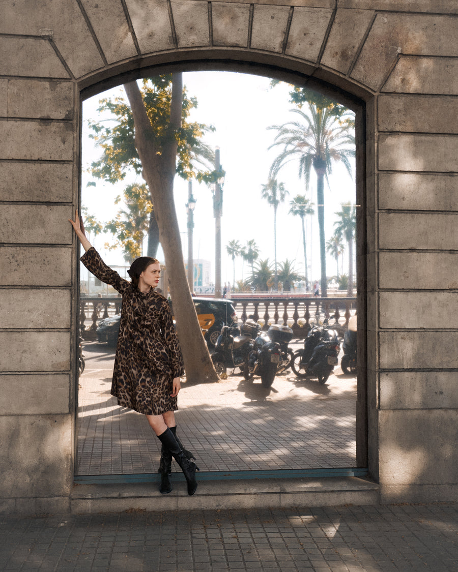 -0039- ITALY Kleid ESTELL Viscose