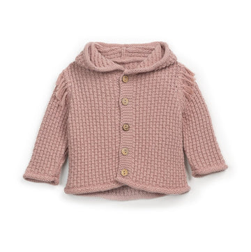 Play Up Strickcardigan mit Kapuze Cotton