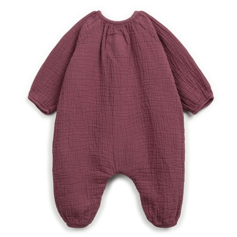 Play Up Jumpsuit mit Knöpfen Cotton