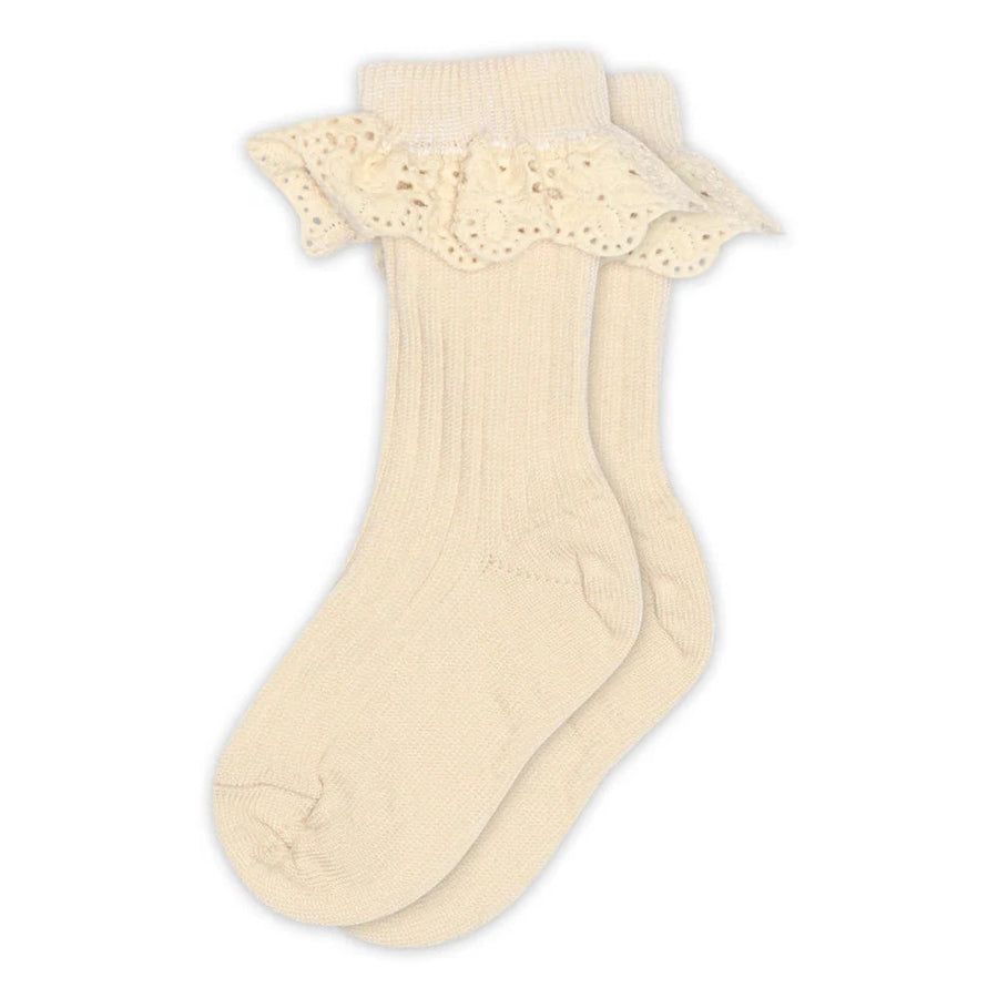 MPkids Socken mit Spitze LEA Wool