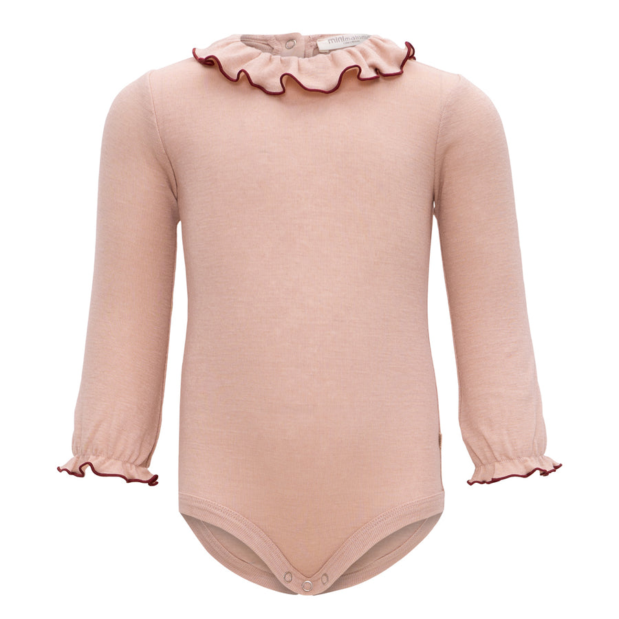 Minimalisma Body mit Rüschen TIARA Wool-Silk