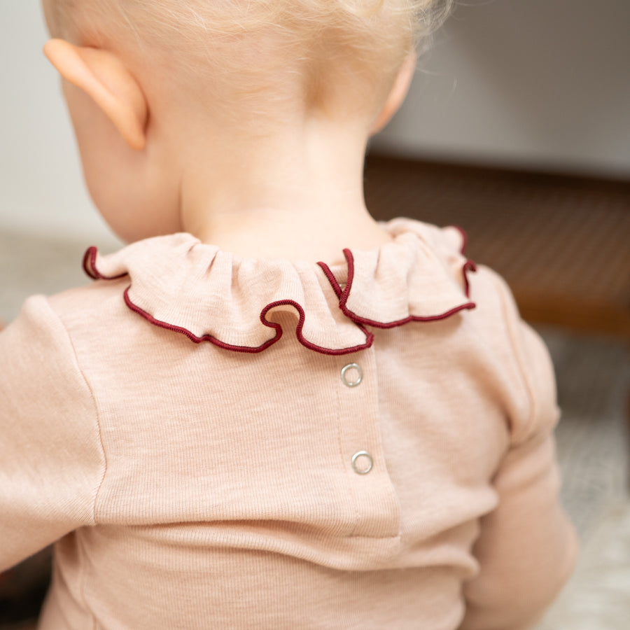 Minimalisma Body mit Rüschen TIARA Wool-Silk