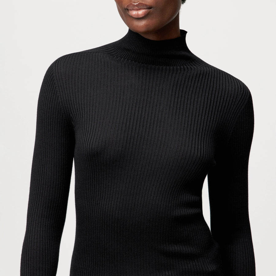 DRYKORN Rollkragenpullover INARI Wool Acetate Mix