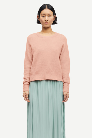 Samsøe Samsøe Sweater NOR O-N SHORT Alpaka Merino Mix