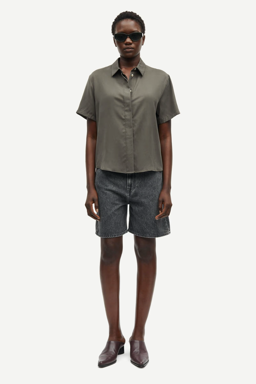 Samsøe Samsøe Bluse MINA SS TENCEL™ Lyocell