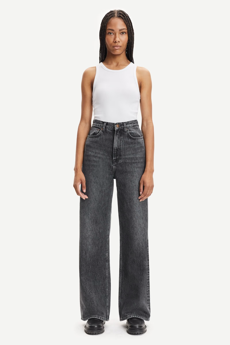 Samsøe Samsøe Jeans Wide REBECCA Organic Cotton Hemp Blend