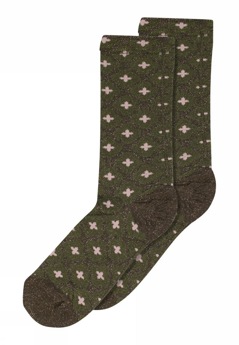 mp Woman Glitzer Socken HELLA Patterned