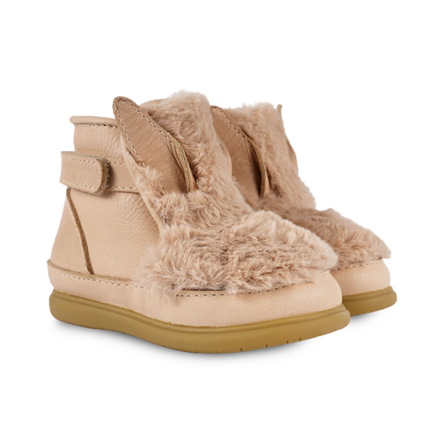 Donsje Lederschuhe Fluffy Bunny ROUMI Gefüttert