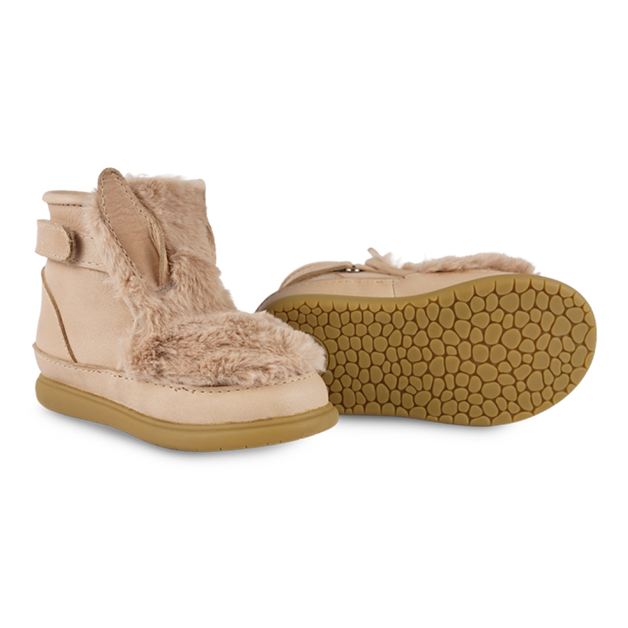 Donsje Lederschuhe Fluffy Bunny ROUMI Gefüttert