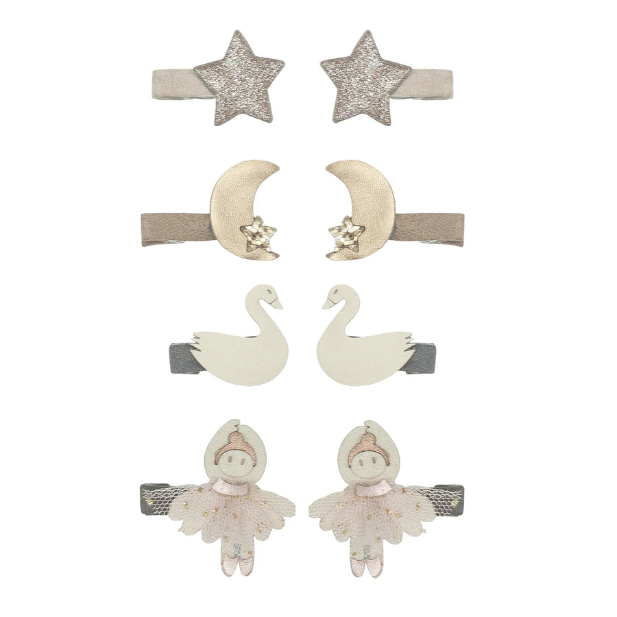 MIMI & LULA Haarclips SWANLAKE 8er-Pack