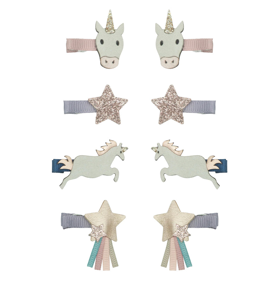 MIMI & LULA Haarclips UNICORN 8er-Pack