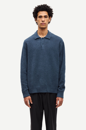 Samsøe Samsøe Polo-Sweater SANINO Organic Cotton Mix