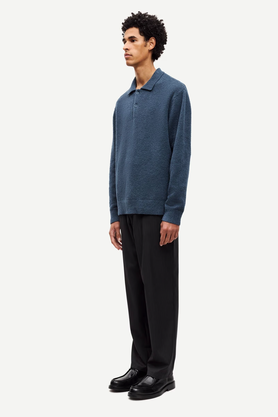 Samsøe Samsøe Polo-Sweater SANINO Organic Cotton Mix