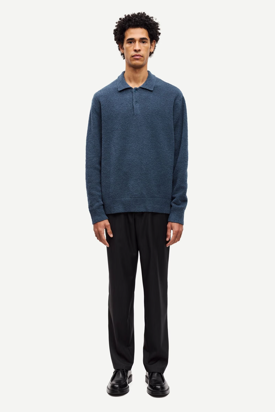 Samsøe Samsøe Polo-Sweater SANINO Organic Cotton Mix