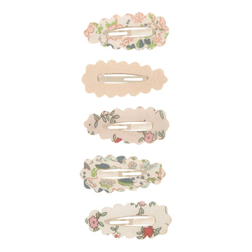 MIMI & LULA Gewellte Haarclips FLORAL MINI 5er-Pack