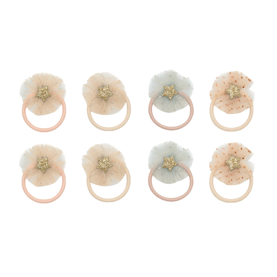 MIMI & LULA Haargummis TULLE ROSETTE 8er-Pack