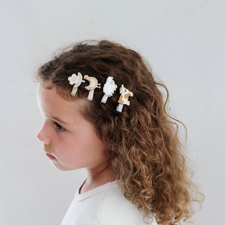MIMI & LULA Haarspangen FARM ANIMAL 8-er Pack