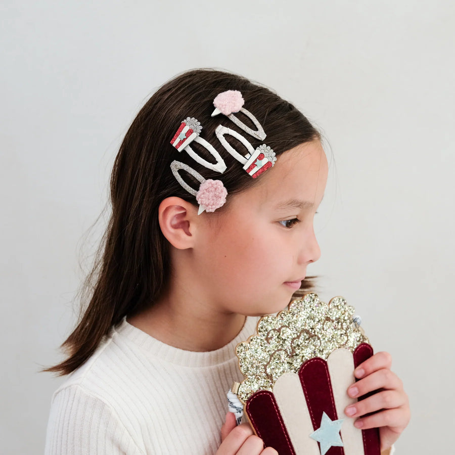 MIMI & LULA Haarspangen POPCORN 4-er Pack