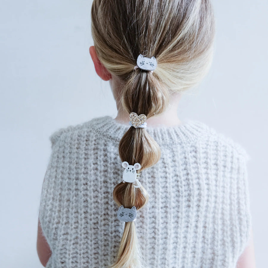 MIMI & LULA Haargummis CAT & MOUSE 8er-Pack