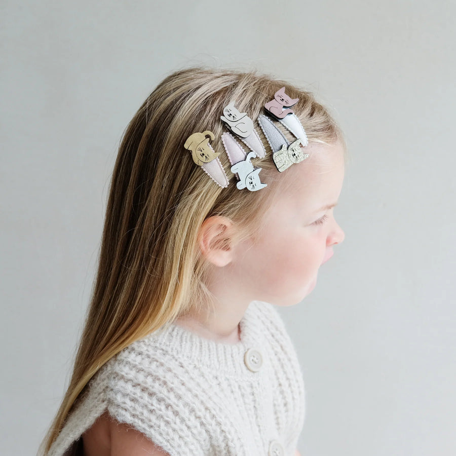 MIMI & LULA Haarspangen KITTY CAT 5-er Pack