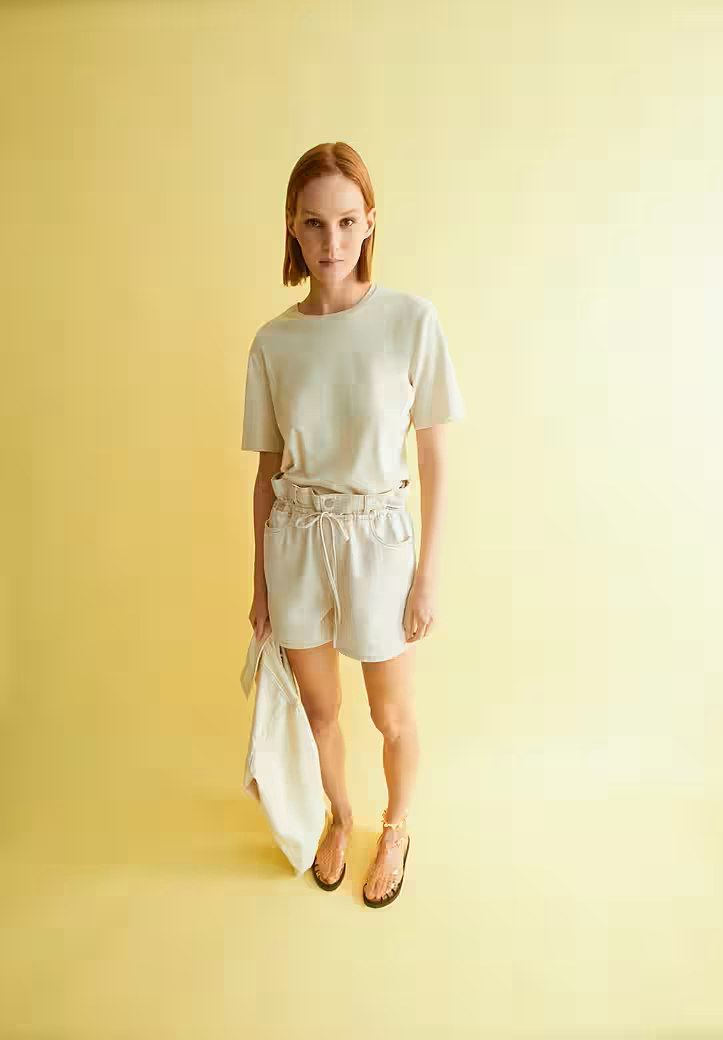 ARMEDANGELS T-Shirt LUALAA LIN Organic Cotton Linen Mix