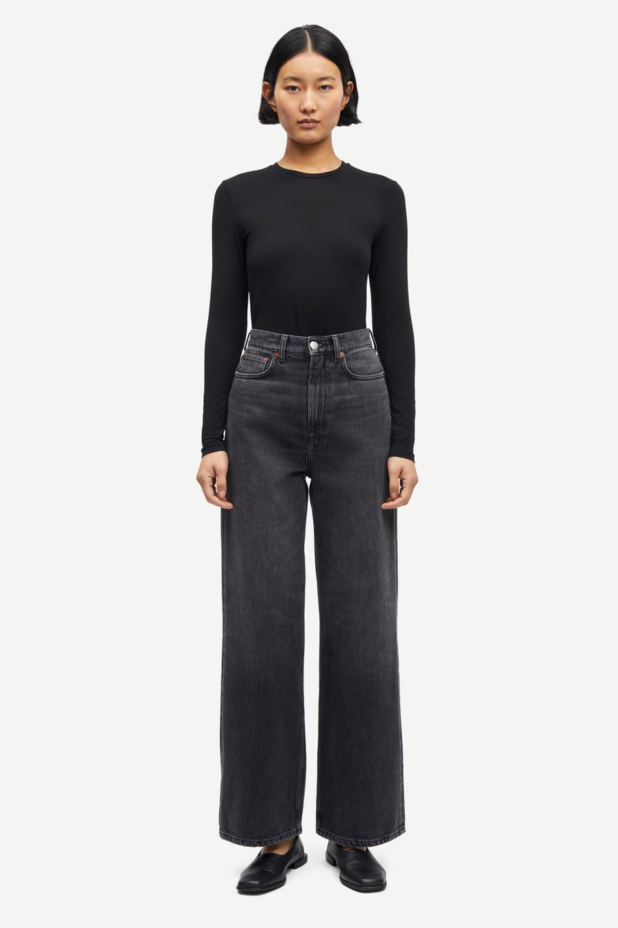 Samsøe Samsøe Jeans High Waist Wide REBECCA Organic Cotton