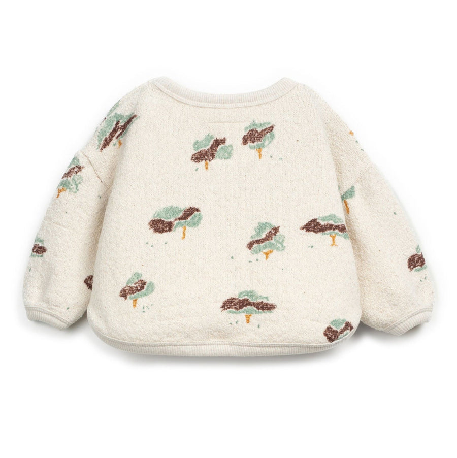 Play Up Jersey-Sweater mit Print Organic Cotton