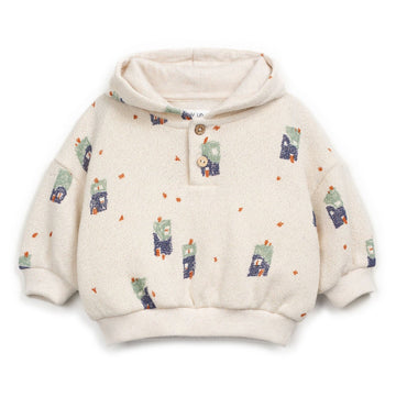 Play Up kapuzenpullover mit Print Recycled Cotton