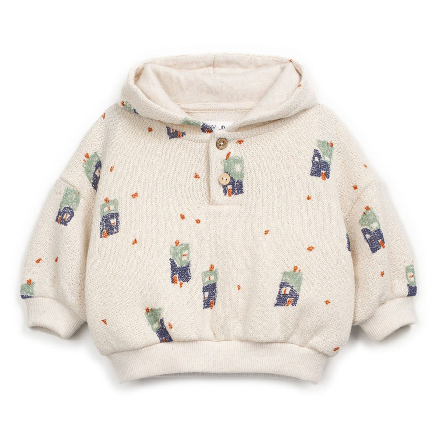 Play Up kapuzenpullover mit Print Recycled Cotton