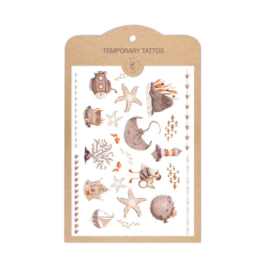 MRS. ERTHA Temporäre Tattoos für Kinder