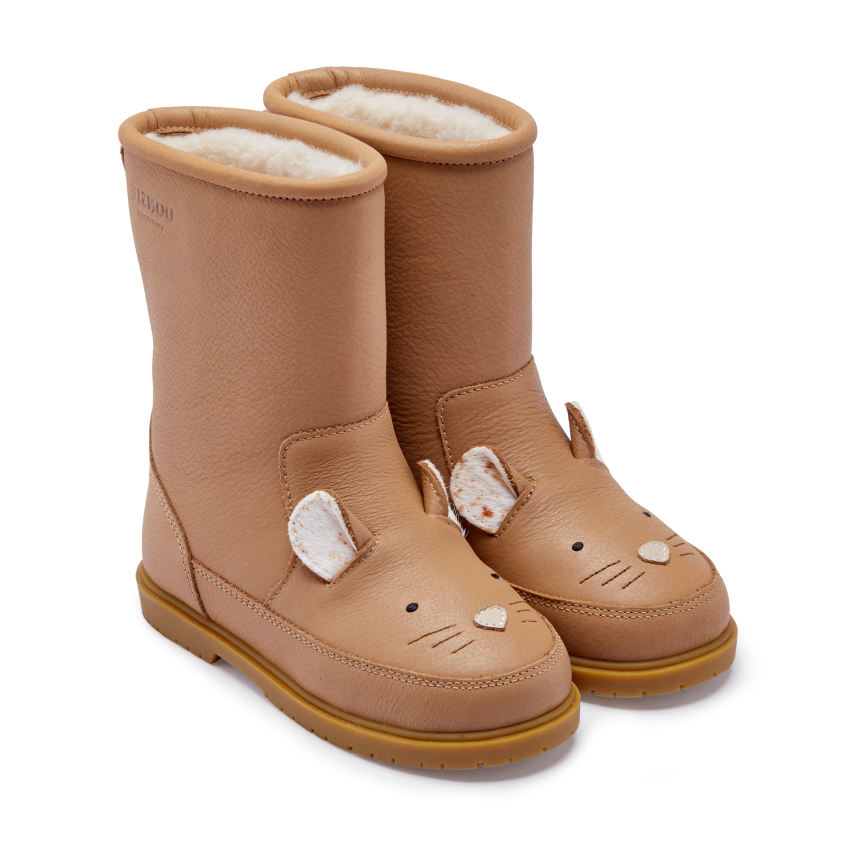 Donsje Lederstiefel Mouse WADUDU Exclusive Gefüttert
