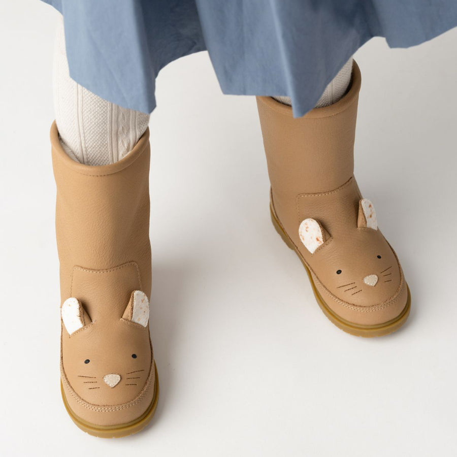 Donsje Lederstiefel Mouse WADUDU Exclusive Gefüttert