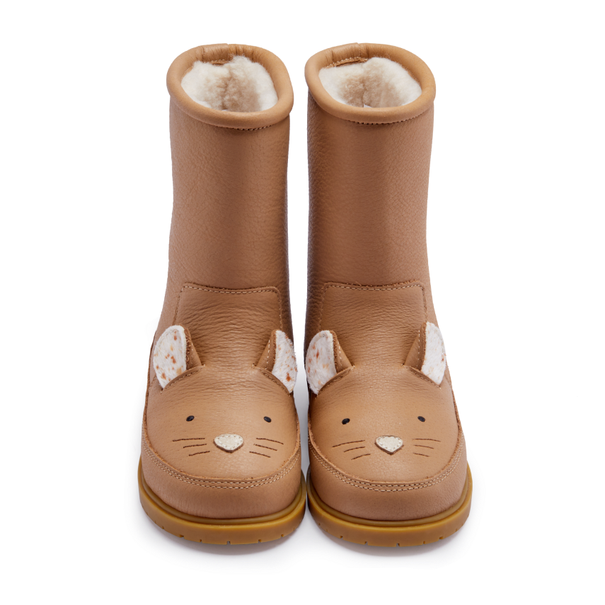 Donsje Lederstiefel Mouse WADUDU Exclusive Gefüttert