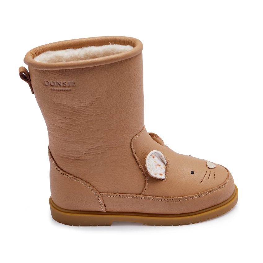 Donsje Lederstiefel Mouse WADUDU Exclusive Gefüttert