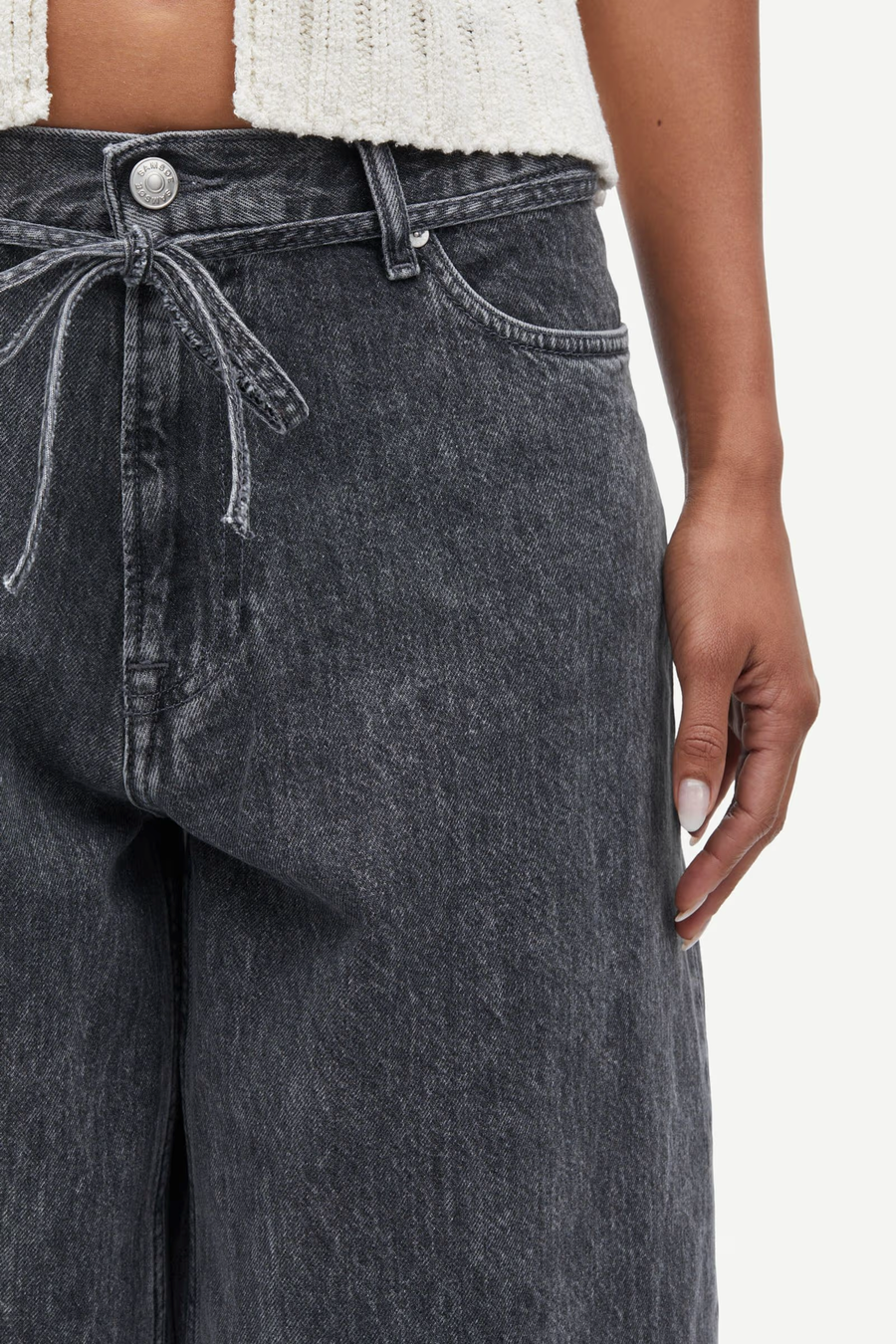Samsøe Samsøe Jeans Wide SAHARPER BELT Cotton