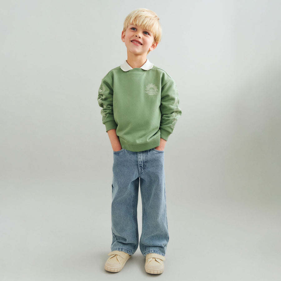WHEAT Weite Jeans FELIX Organic Cotton