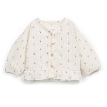 Play Up Cardigan mit Print Recycled Cotton