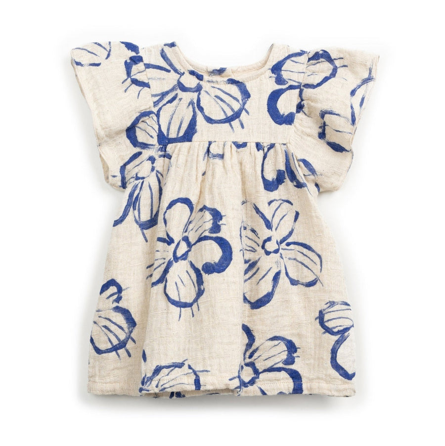 Play Up Kleid mit Print Cotton-Linen