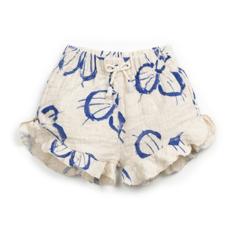 Play Up Shorts mit Print Cotton-Linen