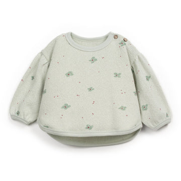 Play Up Jersey Sweater mit Print Recycled Cotton