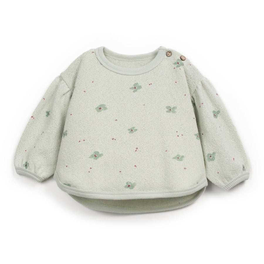 Play Up Jersey Sweater mit Print Recycled Cotton