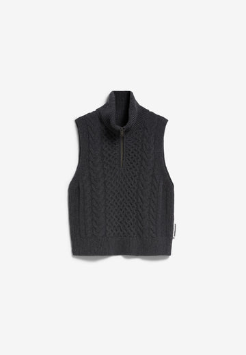 ARMEDANGELS Pullunder OLAIAAS CABLE Organic Wool-Mix