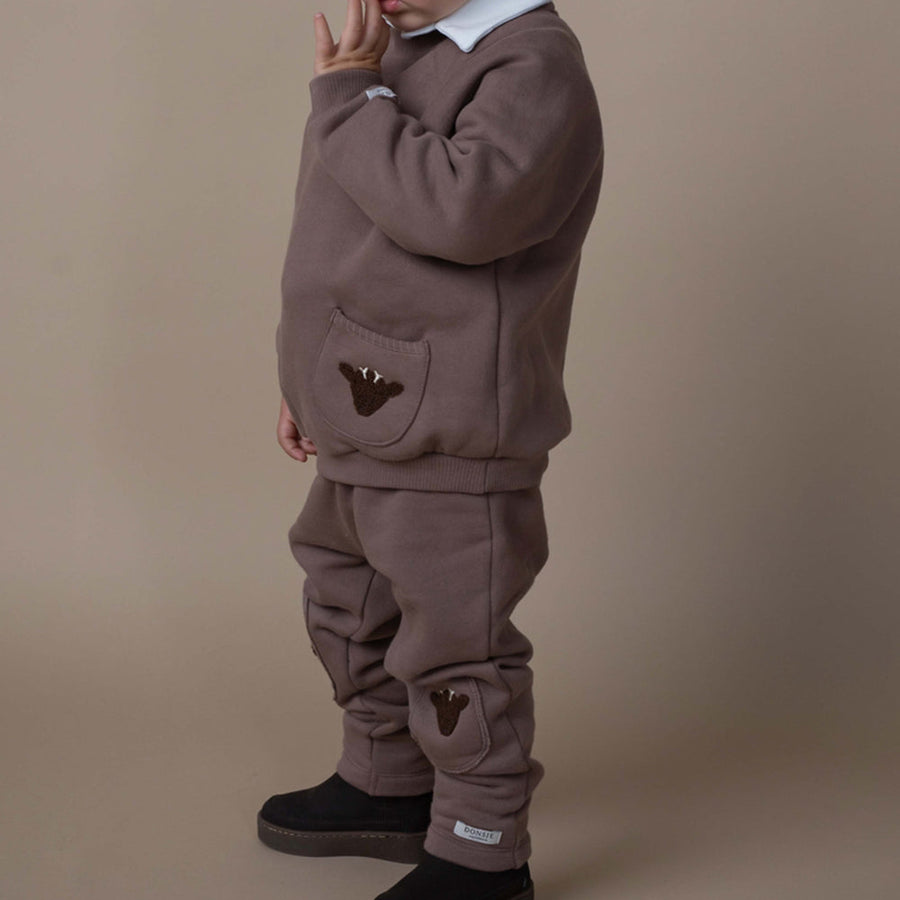 Donsje Hosen mit Kniestickerei JOEK Organic Cotton