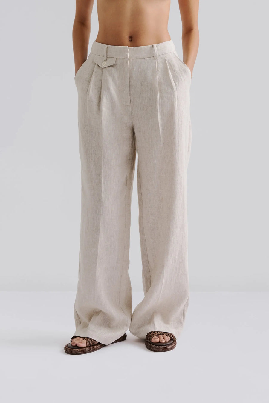 MALINA Weite Hosen YANA Linen