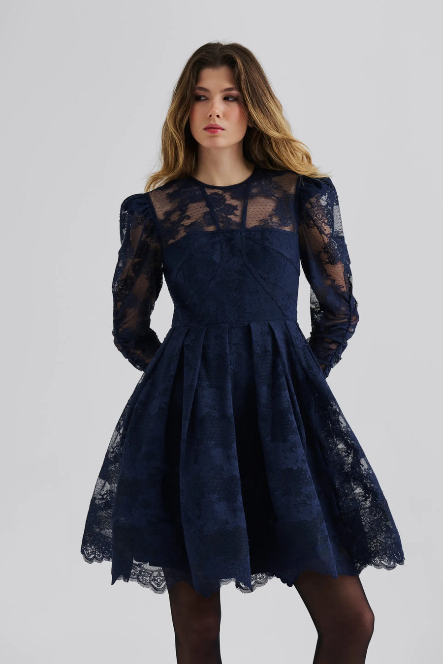 MALINA Minkleid LEONI Viscose Blend