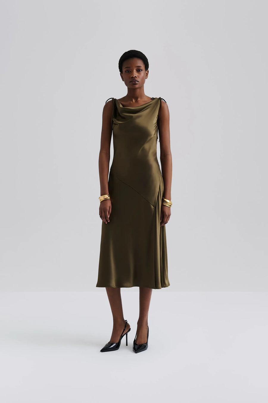 MALINA Midikleid ZAREA Acetate Mix