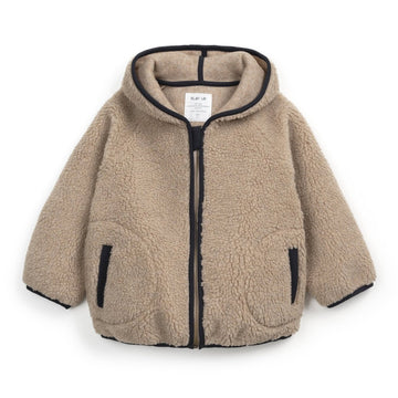 Play Up Pelzjacke mit Kapuze Recycled